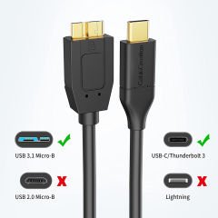 CableCreation CC0015 Type-c Usb 3.1 Kablo 1.2m