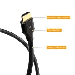 CableCreation CC0996 HDMI - HDMI Kablo 2m 8K
