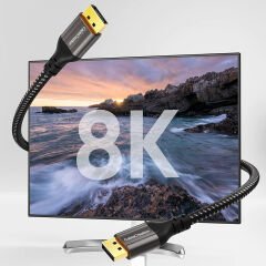 CableCreation CC1094 DisplayPort Kablo 2m 8K Ultra-HD