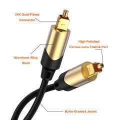 CableCreation CF0043 Spdif Optik Ses Kablosu 1.83m