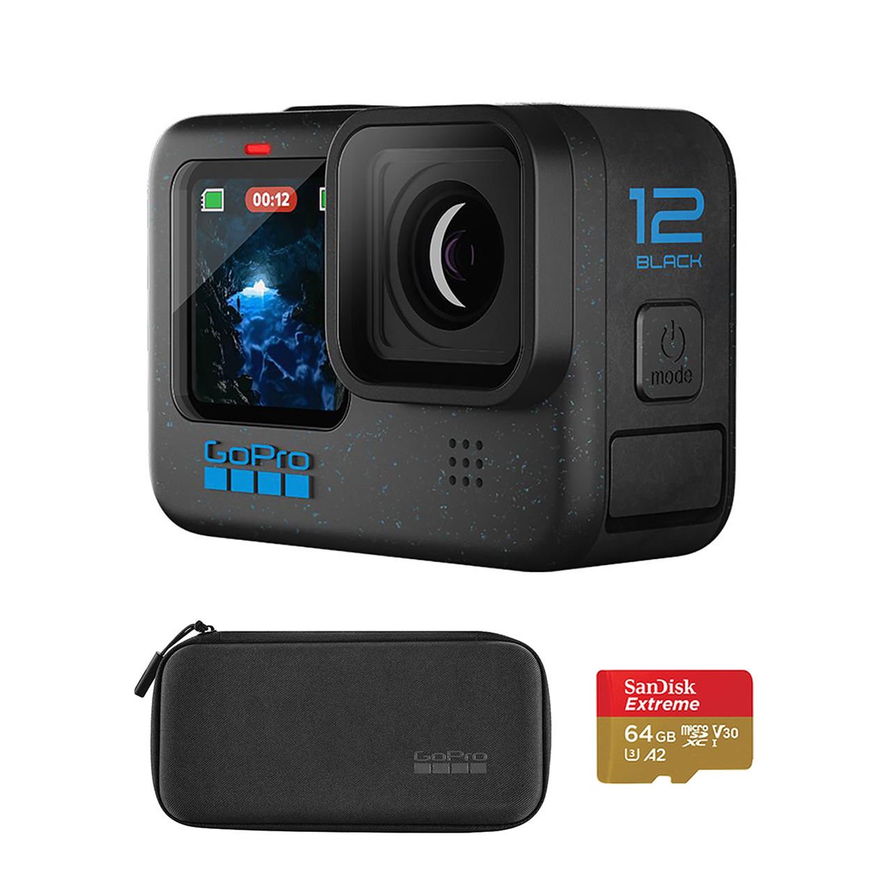 Gopro Hero 12 Black 64gb Bundle Aksiyon Kamera