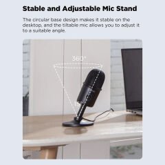 Boya BY-CM3 Masaüstü USB Mikrofon