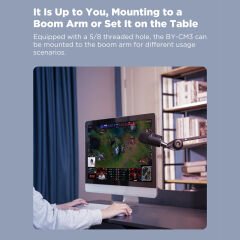 Boya BY-CM3 Masaüstü USB Mikrofon