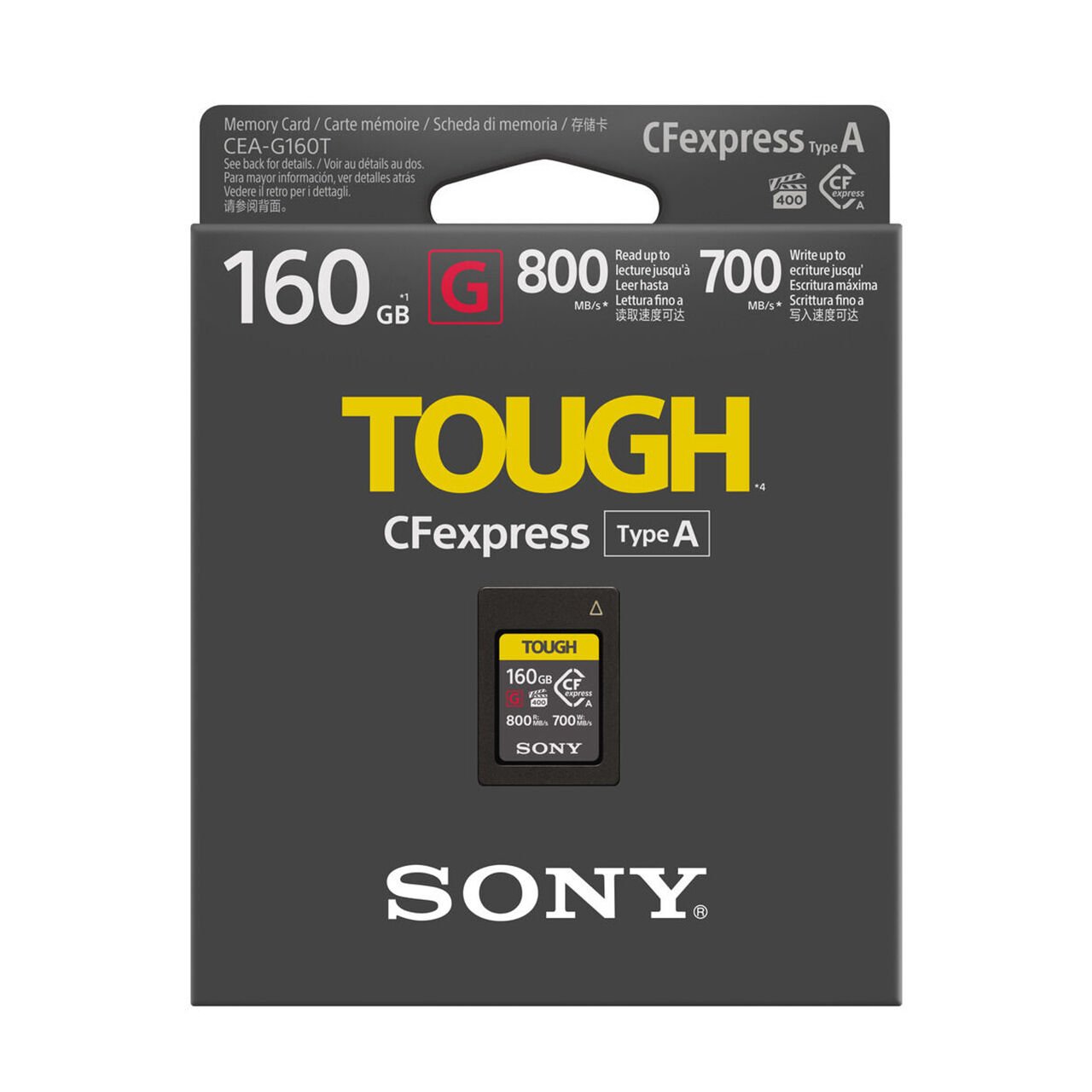 Sony CEA-G160T 160GB CFexpress Type A TOUGH Hafıza Kartı