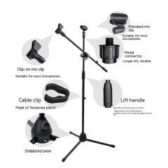 Markofist MF-MS17 Mikrofon Standı (Mikrofon Sehpası)