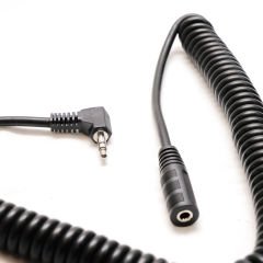Markofist MF-SK83 3.5mm Stereo Dişi-Erkek Spiralli Uzatma Kablosu 3m