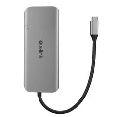 S-link Swapp SW-U525 4K@30Hz PD Charge, HDMI, VGA, Audio SDTF Card, USB3.0, RJ45 Type C Adaptör
