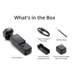 DJI Osmo Pocket 3 Gimbal Kamera - Distribütör Garantili