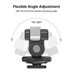 Ulanzi CA22 DJI Osmo Action 3/4 İçin Cold Shoe Adaptörü