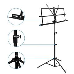 Lastvoice NT-106 Tel Nota Sehpası Makaslı (Taşıma Çantalı)