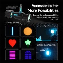 Ulanzi L3 RGB LED Efektli Video Işığı L052GBB1