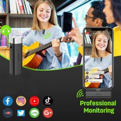 IDiskk M-4.0-KLT Kompakt Kablosuz Iphone Yaka Mikrofonu