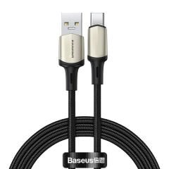 Baseus Cafule VOOC Type-C USB Kablo 1m Siyah