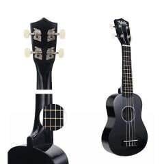 Midex UKX-901 BK Soprano Ukulele (Siyah)