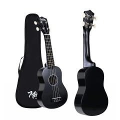 Midex UKX-901 BK Soprano Ukulele (Siyah)