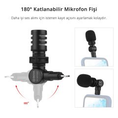 Boya BY-M100D Kompakt Lisanslı Iphone Telefon Mikrofonu