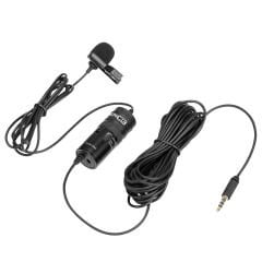Hepa Merz HM1C Kamera Pc Telefon İçin Youtuber Yaka Mikrofonu