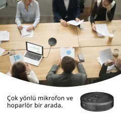 Boya BY-BMM400 Hoparlörlü USB Toplantı Mikrofonu