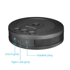 Boya BY-BMM400 Hoparlörlü USB Toplantı Mikrofonu