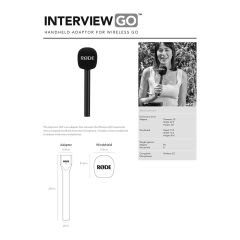 Rode Interview Go Kablosuz Yaka Mikrofonu El Mikrofonu Aparatı