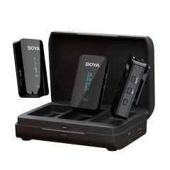 Boya BY-XM6-K2 Ultra Kompakt İkili Kablosuz Yaka Mikrofon Kiti