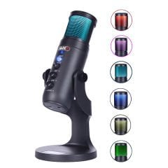 Midex Hype USB RGB Oyuncu ve Yayıncı Mikrofonu (Kayıt Gaming Tiktok Twitch Canlı yayın Discord Youtube)