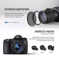 Rise(UK) 62mm-55mm Step-Down Ring Filtre Çevirici Adaptör