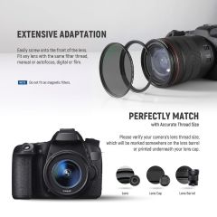 Rise(UK) 72mm-77mm Step-Up Ring Filtre Çevirici Adaptör