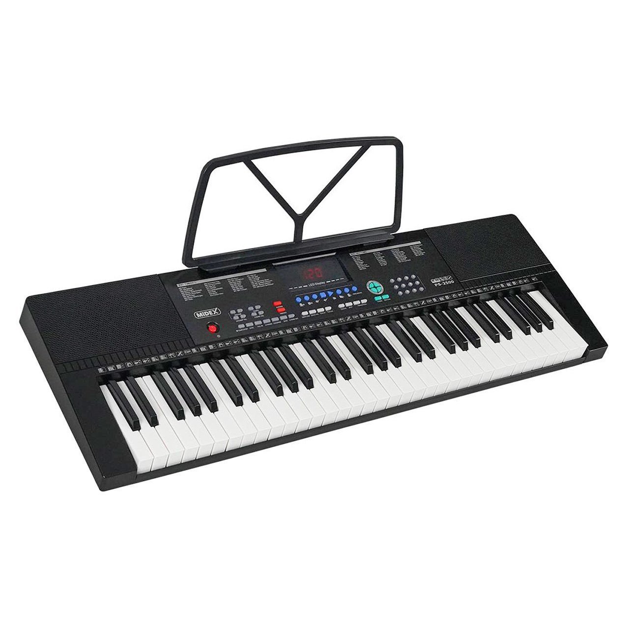 Midex PS-2500 LED Ekran 61 Tuşlu Org (300 Ses 300 Ritim)