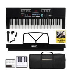 Midex PS-2500 LED Ekran 61 Tuşlu Org (300 Ses 300 Ritim)