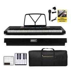 Midex PS-2500 LED Ekran 61 Tuşlu Org (300 Ses 300 Ritim)