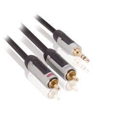 Profigold PROA3402 2 RCA - 3.5mm Stereo Ses Kablosu 2m