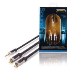 Profigold PROA3402 2 RCA - 3.5mm Stereo Ses Kablosu 2m