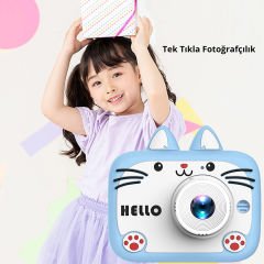 Angeleye KS-102 Çocuklar İçin Dijital Kamera Pembe