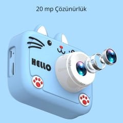 Angeleye KS-102 Çocuklar İçin Dijital Kamera Pembe