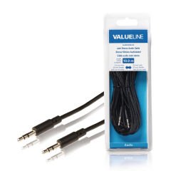Valueline VLAB22000B100 3.5mm Stereo Aux Ses Kablosu 10m