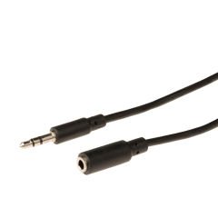 Valueline VLAB22050B50 3.5mm Stereo Erkek-Dişi Aux Uzatma Kablosu 5m