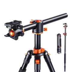 K&F Concept SA254T3 Profesyonel Deve Boynu Tripod 191cm (T254A4+BH-28L)