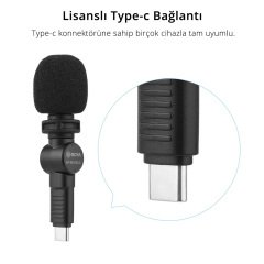 Boya BY-M100UC Kompakt Android Telefon Mikrofonu