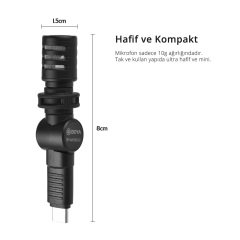 Boya BY-M100UC Kompakt Android Telefon Mikrofonu