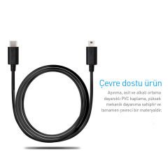 Prolink PB481-0100 Type-c USB to Mini USB Kablo 1m