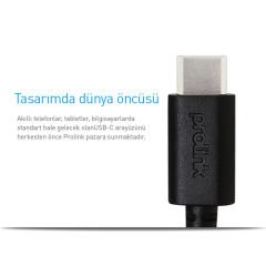 Prolink PB481-0100 Type-c USB to Mini USB Kablo 1m