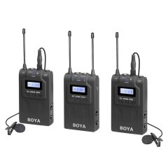 Boya BY-WM8 Pro-K2 İkili Kablosuz Yaka Mikrofonu