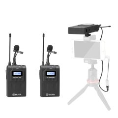Boya BY-WM8 Pro-K2 İkili Kablosuz Yaka Mikrofonu