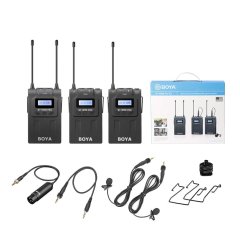 Boya BY-WM8 Pro-K2 İkili Kablosuz Yaka Mikrofonu