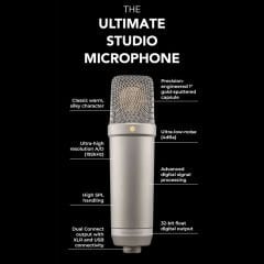 Rode NT1 5th Condenser Stüdyo Mikrofonu (Gümüş) - Distribütör Garantili