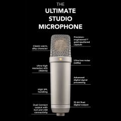 Rode NT1 5th Condenser Stüdyo Mikrofonu (Gümüş) - Distribütör Garantili