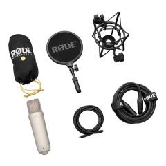 Rode NT1 5th Condenser Stüdyo Mikrofonu (Gümüş) - Distribütör Garantili