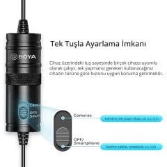 Boya BY-M1 Yaka Mikrofonu