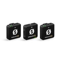 Rode Wireless ME Dual Kompakt Kablosuz İkili Yaka Mikrofonu (Siyah) - Distribütör Garantili